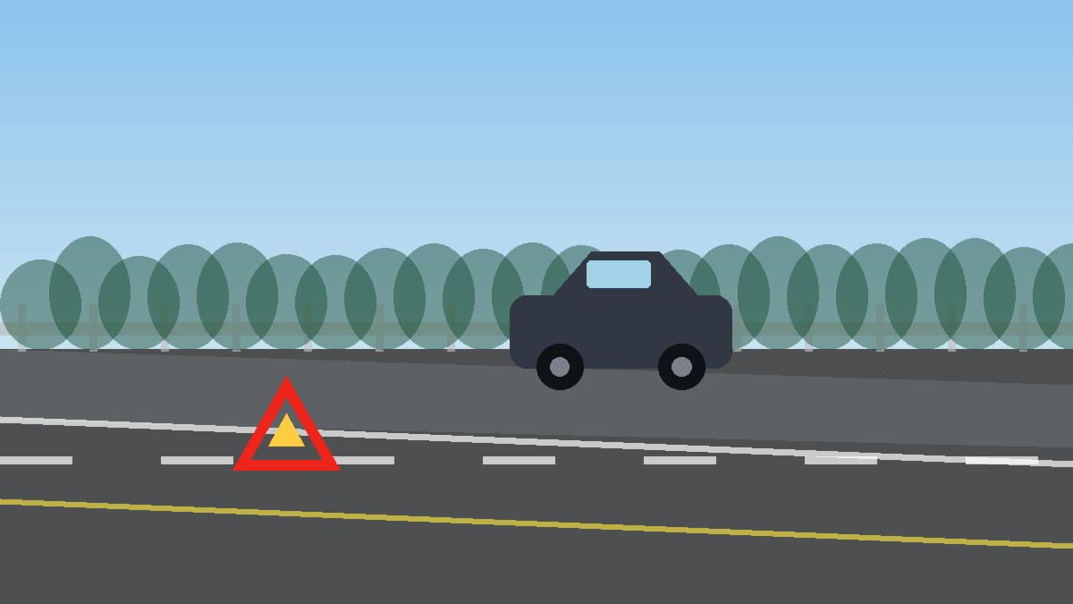 潍坊道路故障安全等待现场图
